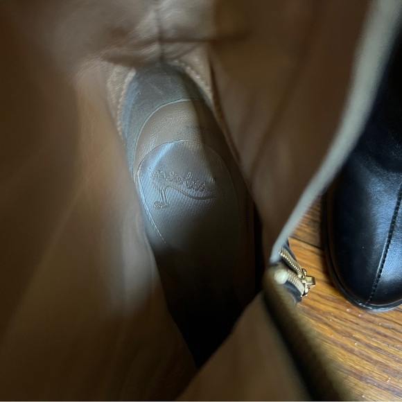 Dear Frances Spirit Heeled Boot Black Leather Size 40 9M - Picture 7 of 10